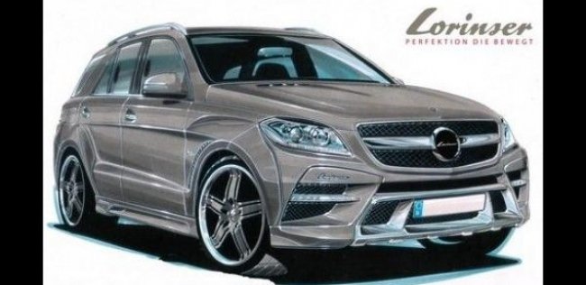 Lorinser представляет пакет для Mercedes M-Class
